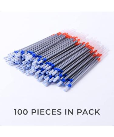 VIKROM 100 PCS Silver Fabric Markers for Sewing - Refillable Tailor Pencils for Quilting, Cotton, Silk, Jeans, Leather - Buy Online on SooperMarket.com