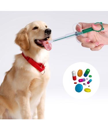 KVBUCC 2pcs Pet Pill Dispenser with 1pc Storage Bag Medication Feeder Pill Syringe Pill Ejector Feeder Tool for Cats Dogs Birds (Green) - Buy Online on SooperMarket.com