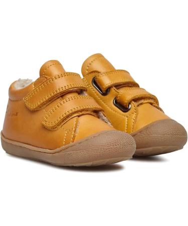 Naturino Cocoon VL Leather First Steps Shoes 1 UK - Orange | Stylish and Comfortable First Walker Shoes - Buy Online on SooperMarket.com