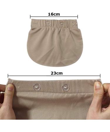AYE Adjustable Waist Extenders for Women Pregnancy 3 Pieces - Black, Blue, Khaki - Buy Online on SooperMarket.com