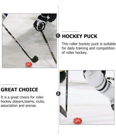 BESPORTBLE 3pcs Roller Hockey Pucks - Inline & Street Hockey Balls for Indoor & Outdoor Play | International Shipping Available - Buy Online on SooperMarket.com