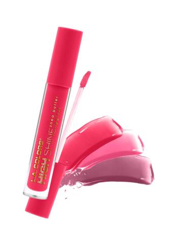 L.A. Colors High Shine Shea Butter Lip Gloss - Snuggle 0.14 oz | Moisturizing Lip Gloss - Buy Online on SooperMarket.com