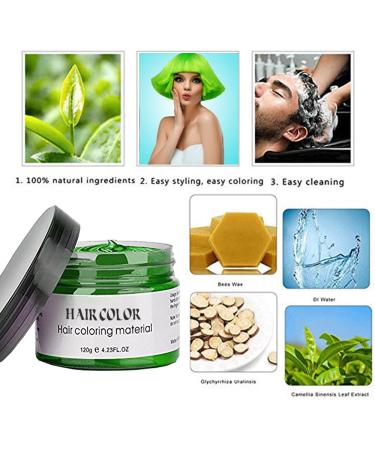 Kids Temporary Hair Color Wax Set - Perfect Gift for Girls, Ages 4-9 | Cosplay, Birthday Parties, Halloween, Christmas - 4 Colors (Red, Orange, Blue, Green) - Buy Online on SooperMarket.com