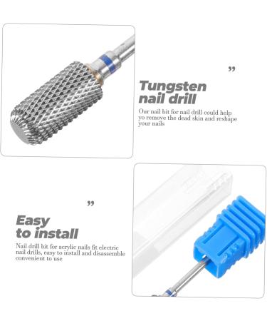 HAPINARY Manicure Nail Bits Cuticle Manicure Drill Bits Cuticle Drill Bit Cuticle Cleaner Drill Bit Gel Nail Tungsten Steel Manicure Nail Bit 4.9x0.5cm As Shown - Buy Online on SooperMarket.com