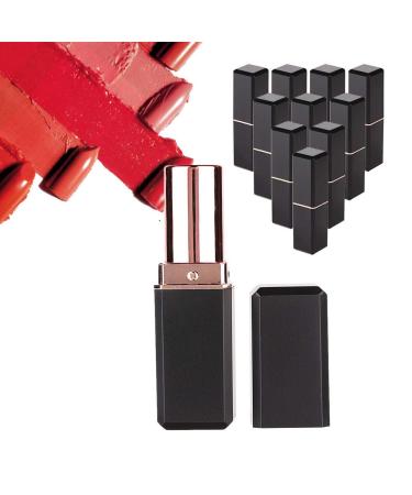 10pcs Empty Lipstick Tubes - DIY Cosmetic Containers for Custom Lipstick Creation - Buy Online on SooperMarket.com