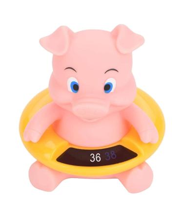 Cartoon Animal Digital Water Thermometer Baby Bath Toy - Pink Pig Design - Buy Online on SooperMarket.com