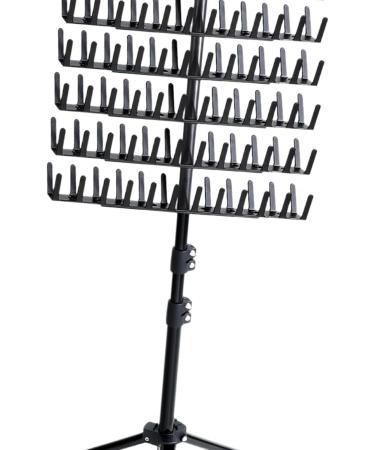 predolo Braiding Hair Rack Standing Standing Braid Rack 144 Pegs Double Sided Standing Hair Stand for Braiders Hairstylists black - Buy Online on SooperMarket.com