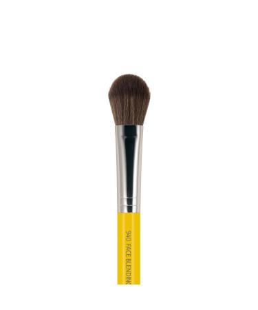 Bdellium Tools Studio Series 940 Face Blending Brush - Professional Makeup Brush for Facial Sculpting - Soft Synthetic & Natural Fibers - Yellow - 1pc - International Shipping Available - Buy Online on SooperMarket.com