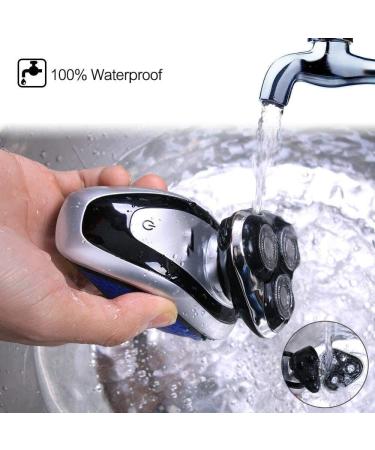 GeRRiT Electric Shaver for Men - 2 in 1 Waterproof Rotary Razor | USB Rechargeable Wet & Dry Travel Shaving for Dad & Husband - Buy Online on SooperMarket.com