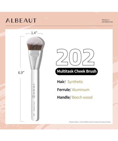 Buy the Best Foundation Brush - Angled Contour & Blush Makeup Tool for Flawless Application | Multitask Cheek Brush 202 - International Shipping Available - Buy Online on SooperMarket.com