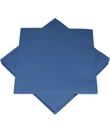 HEKU 20 napkins 33x33cm Tissue 241-XX Design: uni color Color: 241-18 dark blue