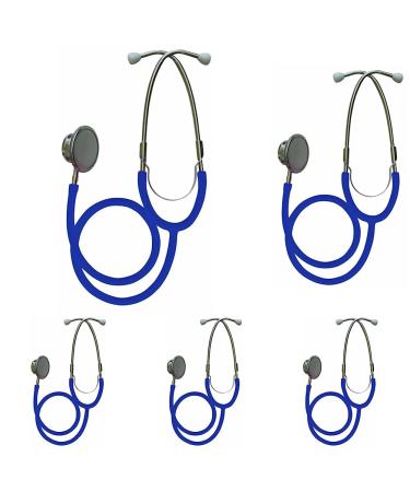 Timesco TD1-13-201 Stethoscope Ruby Dual Head Blue (Pack of 5)