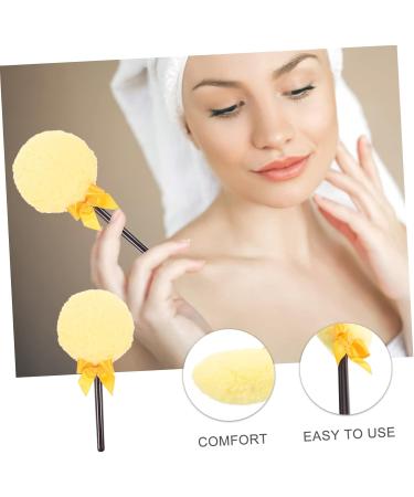 Anneome Powder Puff Washable Puff Tooth Gems Makeup Puffs Face Body Sponge Round Puffs Large Puff Face Cosmetic Puff Beauty Puff Super Soft Long Hair Makeup Tools Child Fragrance - Buy Online on SooperMarket.com