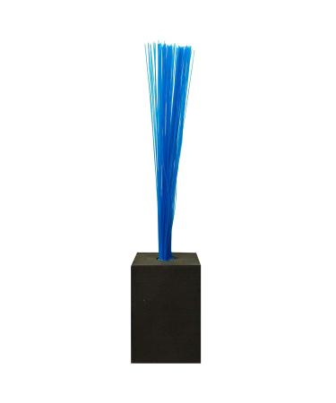 CHAMPRO Foam Base Plug with Optic Blue Tassel, Black, Optic Blue, B008F