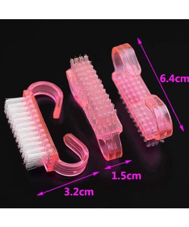 RETON 24 Pcs Handle Grip Nail Brush - Fingernail Scrub Cleaning Brushes for Toes and Nails - Pedicure Manicure Brush for Women Men Girls - Multicolor - Buy Online on SooperMarket.com