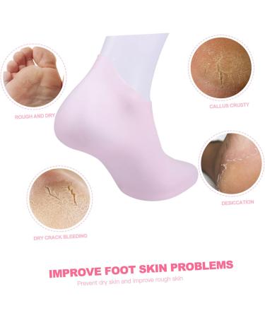 minkissy 2 Pairs Protective Socks Spa Socks Moisturizing Feet Sock Moisturizing Stocking Cracked Feet Socks Heel Sockss Foot Heel Protector Socks Women Socks Open Toe Socks Sebs Lotion Miss - Buy Online on SooperMarket.com