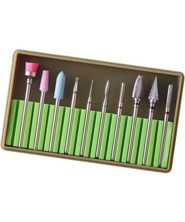 FOMIYES 2 Sets Para U as Nail Molding Gel Nails Gel Diamond Nail Bit Nail Art Supplies Nail Drill Bit Brush Nail Drill Bits Nail Drill Tool Head Grinding Head Nail File 5x1cmx2pcs Greenx2pcs - Buy Online on SooperMarket.com