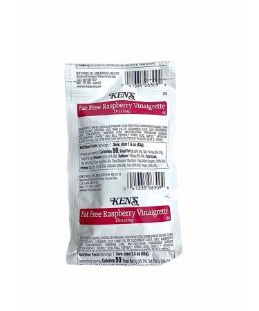 Generic Ken's 1.5oz Salad Dressing Packets - Fat Free Raspberry Vinaigrette - 20 Count - Buy Online on SooperMarket.com