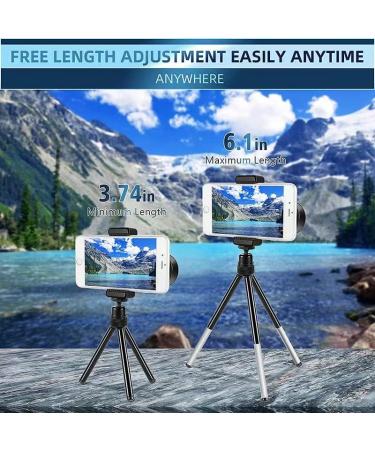 80x100 High Powered Monocular Telescope for Smartphone | Low Light Night Vision | Includes Holder, Tripod & HD Viewing | Ideal for Stargazing, Hunting, Wildlife & Travel - Buy Online on SooperMarket.com