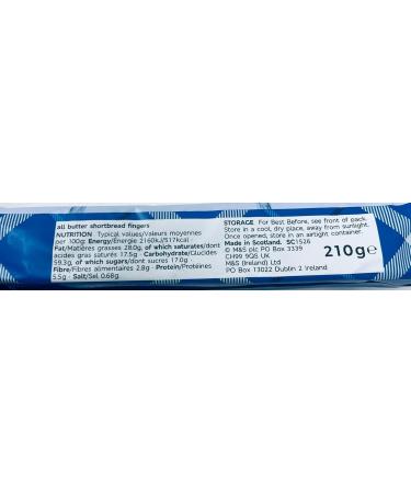 M&S All butter Scottish Shortbread Fingers 210g X3 in Premier Life Store Packaging - Buy Online on SooperMarket.com