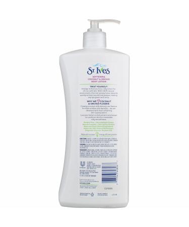 St. Ives Softening Body Lotion Coconut & Orchid 21 fl oz | Nourishing Moisturizer - Buy Online on SooperMarket.com