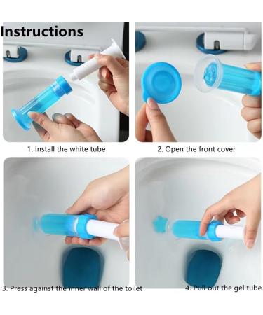Toilet Gel Stamp 3 Pack/36 Toilet Stamps Toilet Bowl Stamp Gel Toilet Gel Refills Toilet Refresh Flower Scent Gel Includes Dispenser and Gel 3 Pack/set Last for a Month and a Half Orange - Buy Online on SooperMarket.com