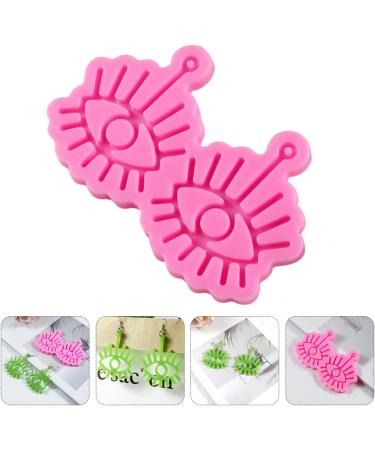 Resin Molds Resin Molds Resin Molds Silicone Earring Casting Silicone Earring DIY molds Earring Making 1Pc Earrings Epoxy Jewelry Resin Molds Jewelry Resin Molds Jewelry Resin Molds Pink 12X7.5X1cm - Buy Online on SooperMarket.com