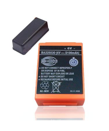 1 Pack 6V 2100mAh HBC Radiomatic BA225030 Rechargeable Battery for HBC Crane Remote Control Pump Truck