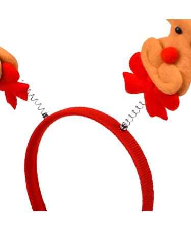 JNAWA 3 Pieces Christmas Reindeer Headband Novelty 3D Reindeer Headbands for Women Girls Christmas Costume Accessory Dressing Up Party - Buy Online on SooperMarket.com