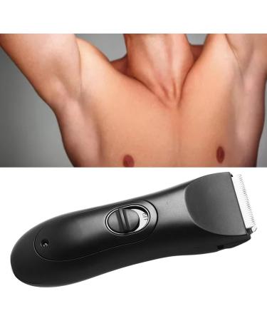 Men Body Hair Trimmer with Ceramic Cutting Heads Waterproof Rechargeable Adjustable Body Groomer for Full Body - Buy Online on SooperMarket.com