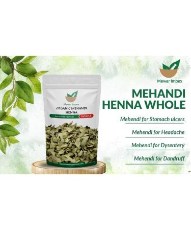 JEVR Mehandi Leafs (100 gm) / Henna Mehandi Leaves Whole Natural Pure Henna Leaves Organic - Buy Online on SooperMarket.com