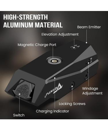 Votatu P4L-G Picatinny Green Laser Sight with Strobe Function | USB Rechargeable - Buy Online on SooperMarket.com