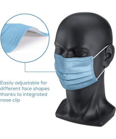 Buy Beurer MM 15 Type IIR Medical Face Masks - 3-Layer Protection Made in EU 20 Pieces | International Shipping Available - Buy Online on SooperMarket.com