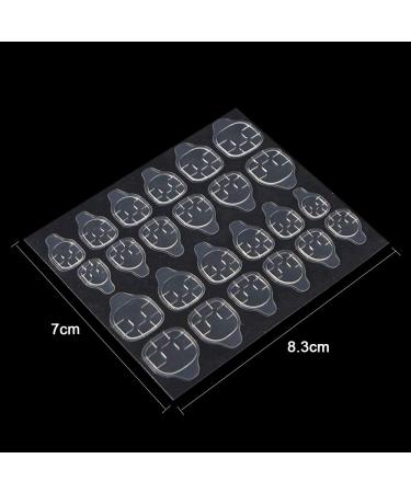 240-Pc Double-Sided Nail Glue Stickers - Flexible Adhesive Tabs for Fake Nails | Kalolary - Buy Online on SooperMarket.com