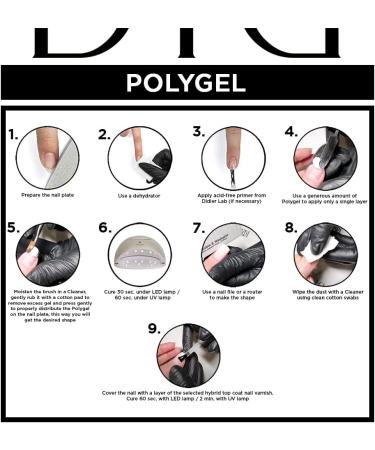 Didier Lab - Polygel Pastel Pink - Strong Nail Gel Builder for Extension - Resistant to Damage - Hard as Acrylic - Strengthener - Long Lasting - For Professional and Beginners - LED Lamp - 30g - Buy Online on SooperMarket.com