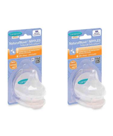Lansinoh Fast Flow Nipples Pack of 2 (Total 4 units)