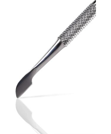 STERLING Professional cuticle pusher with different working ends comfort for manicure and pedicure double-sided and non-slip scraper and spatula ST-12435 - Buy Online on SooperMarket.com
