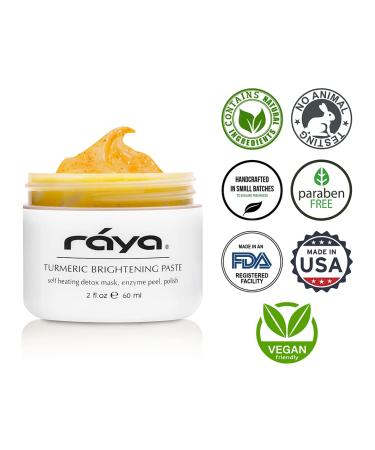 Raya Turmeric Brightening Paste | Professional Exfoliating Treatment for Lines & Wrinkles | Shop Internationally - Buy Online on SooperMarket.com