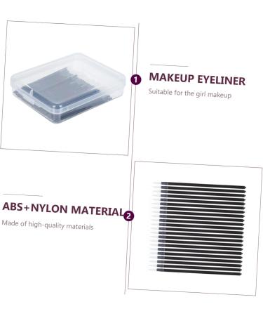 PLAFOPE Eyeliner Wands 50pcs Eyeliner Brush Makeup Brush Eyebrow Brush Applicator Makeup Eye Tools Lip Line Woman Portable - Buy Online on SooperMarket.com