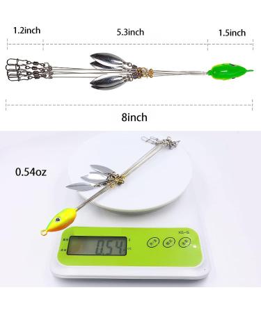 Alabama Umbrella Rigs 18cm 8in 16g 1/2oz - 5pcs Bass Fishing Lures - Buy Online on SooperMarket.com