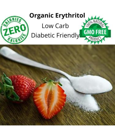 Erythritol Zero Calorie Natural Sugar Alternative Non-GMO Sweetener Granular - Buy Online on SooperMarket.com