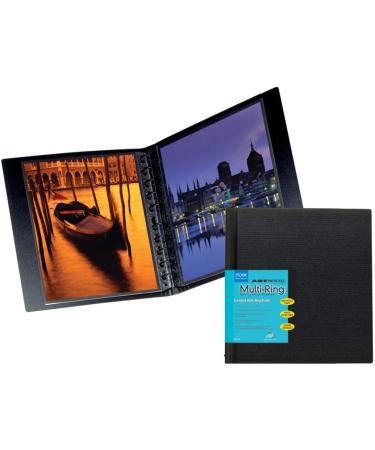 Itoya ProFolio Multi-Ring Refillable Binder 9x12 with PolyGlass Pages and Cleaning Cloth - Buy Online on SooperMarket.com