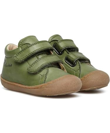 Naturino Cocoon VL Leather First-Steps Shoes, 3 UK - Verde Scuro - Buy Online on SooperMarket.com