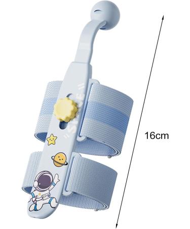Oshhni Anti-Hook Wrist Corrector | Writing Aid Strap & Pen Grip for Kids | Posture Correction Tool - Blue - Buy Online on SooperMarket.com