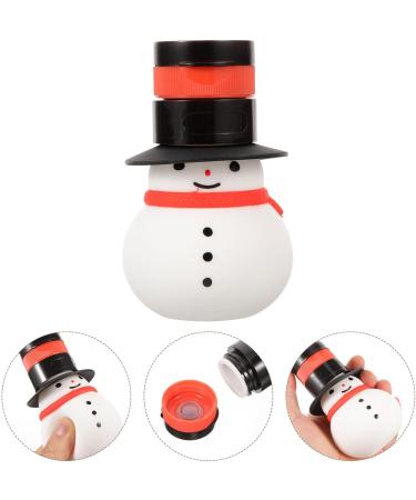 Amosfun Lotion Container Cosmetic Containers Toiletry Containers Snowman Soap Dispenser Essential Oil Bottle Christmas Shampoo Dispenser Liquid Travel Silica Gel Bottle - Buy Online on SooperMarket.com