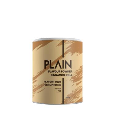Plain Flavor - cinnamon snail/150 g for 30 portions/natural & creamy taste powder for food & plain protein/sugar -free flavor powder/without chunky