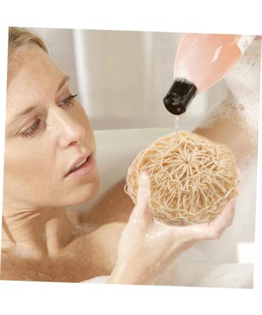 Angoily 12 Pcs Natural Loofah Bath Scrubber Set - Eco-Friendly Mesh Sponges for Shower & Scrubbing - Perfect for Exfoliating & Skin Care - Buy Online on SooperMarket.com