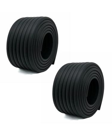 M2cbridge Multifunctional Edge and Corner Guard Coverage Baby Safety Bumper DIY 6.5 Ft (Black (6.5ft x 2)) Black (6.5ft X2 )