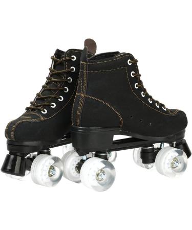 Comeon Classic High-top Unisex Roller Skates - US 8.5 Black Flash Wheel | Boys & Girls - Buy Online on SooperMarket.com