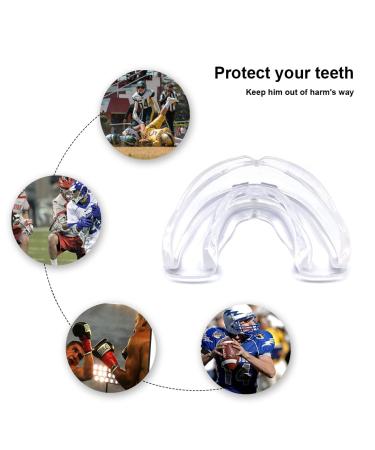 Buy Luliyldj Two-Pack Transparent Bite Rails | Sports Mouthguard Box for Martial Arts Football Hockey & More - Buy Online on SooperMarket.com
